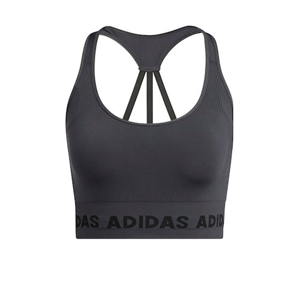 Спортивное бра Adidas T AEROKNIT BRA / Женский / M / Серый photo 1 Спортивное бра Adidas T AEROKNIT BRA / Женский / M / Серый photo 1
