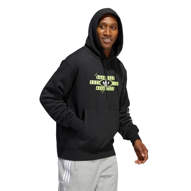 Мужская Толстовка Adidas FOREVER SPORT H S Черный photo 2