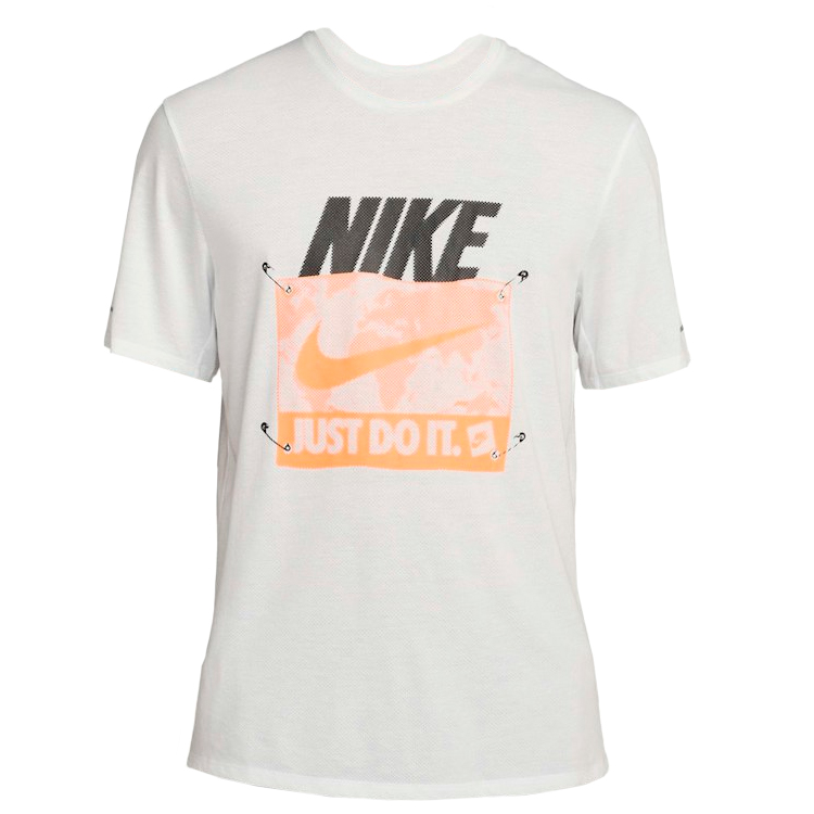 Tricou bărbătesc Nike M NK DF RUN ENERGY SS TOP M Alb photo 1
