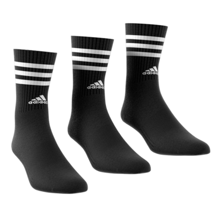 Sosete Unisex Adidas 3S C SPW CRW 3P XL Negru photo 2