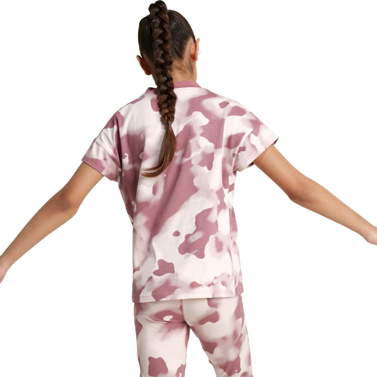 Tricou Adidas JG FI AOP T / Femei / 128 / Rosu photo 3