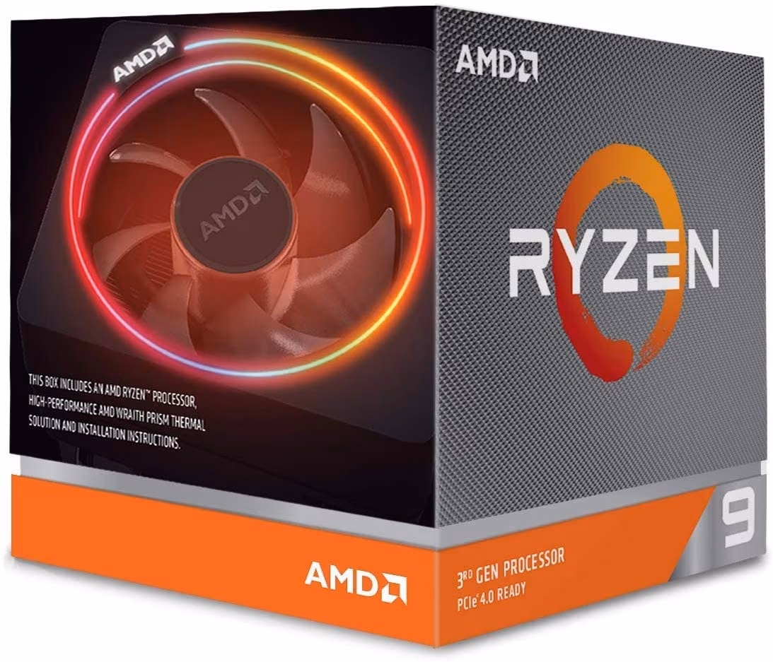 AMD Ryzen™ 9 PRO 3900, Socket AM4, 3.1-4.3GHz (12C/24T), 6MB L2 + 64MB L3 Cache, No Integrated GPU, 7nm 65W, tray 