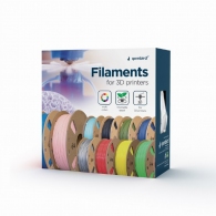 Gembird PLA Filament, Black, 1.75 mm, 1 kg thumbnav 3