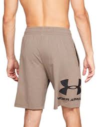 Sorti de bărbați Under Armour SPORTSTYLE COTTON GRAPHIC SHORT LG Maro photo 3