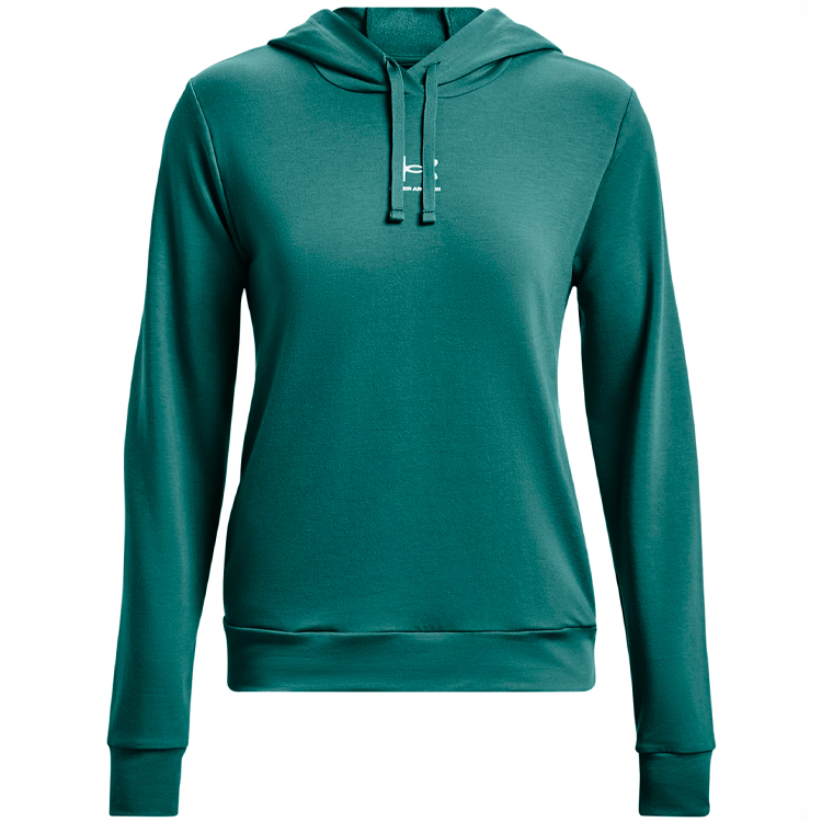 Hanorac Under Armour Rival Terry Hoodie XXL Verde Femei photo 1