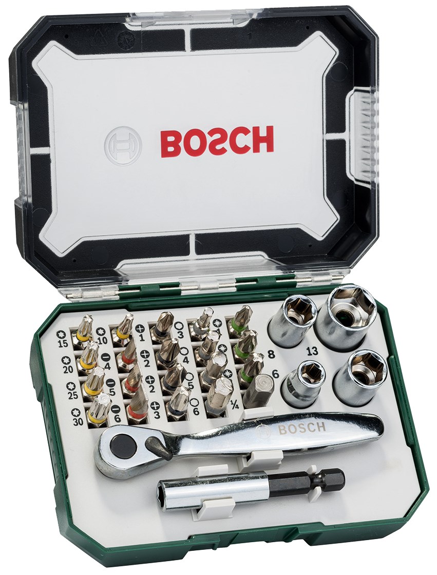 Set surubelnita cu capete Bosch 2607017322  26 buc photo 1