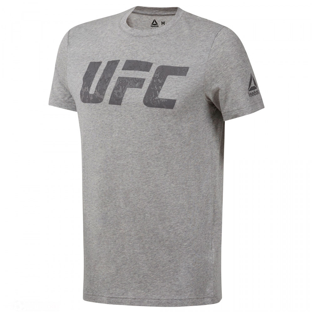 Футболка мужская Reebok UFC FG LOGO TEE S Серый photo 1