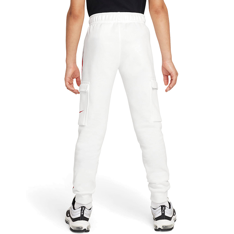 Pantaloni Nike B NSW REPEAT SW FLC CARGO PANT / Barbati / S / Alb photo 2