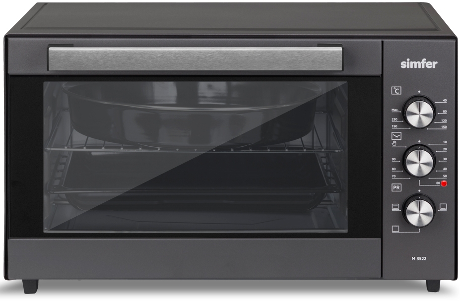 Cuptor electric Simfer M3522, 35 l, 1200 W, Negru photo 1