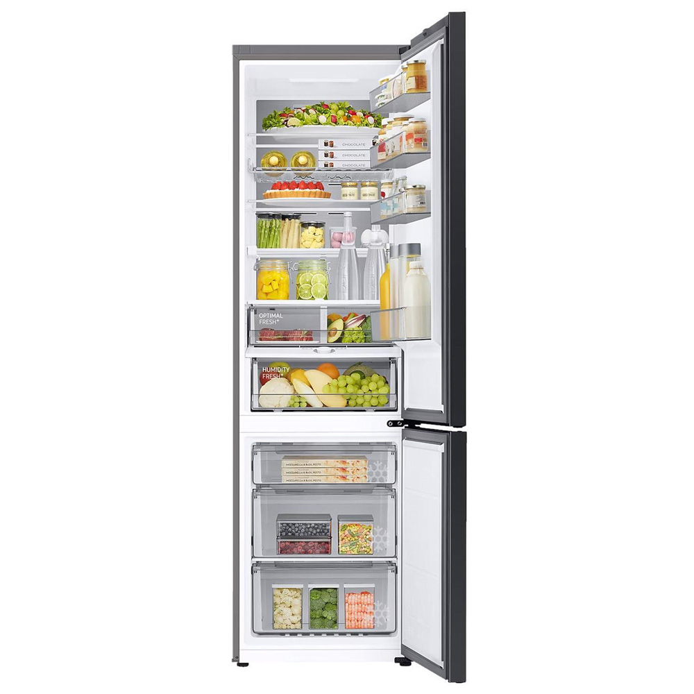Frigider cu doua usi Samsung RB38C7B6D22 / 390 l / 203 cm / D / Negru photo 2