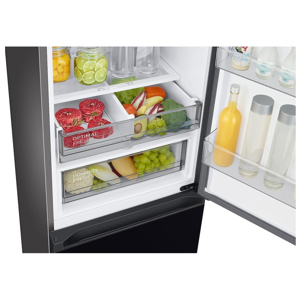 Frigider cu doua usi Samsung RB38C7B6D22 / 390 l / 203 cm / D / Negru photo 7