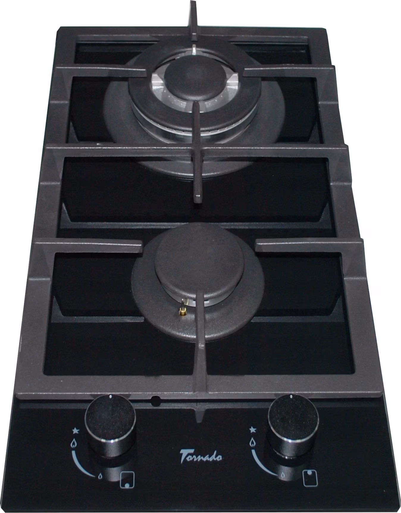 Встраиваемая  газовая панель Tornado XFG 3022 TURBO IRON GLASS 