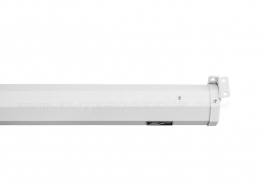 Elite Screens 128"(16:10) 275x173cm Spectrum Series Electric Screen with IR/Low Voltage 3-way wall box, White thumbnav 2
