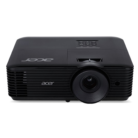 XGA Projector  ACER X128HP (MR.JR811.00Y) DLP 3D, 1024x768, 20000:1, 4000Lm, 6000hrs (Eco), HDMI, VGA, USB, 3W Mono Speaker, Black, 2,7kg photo 1