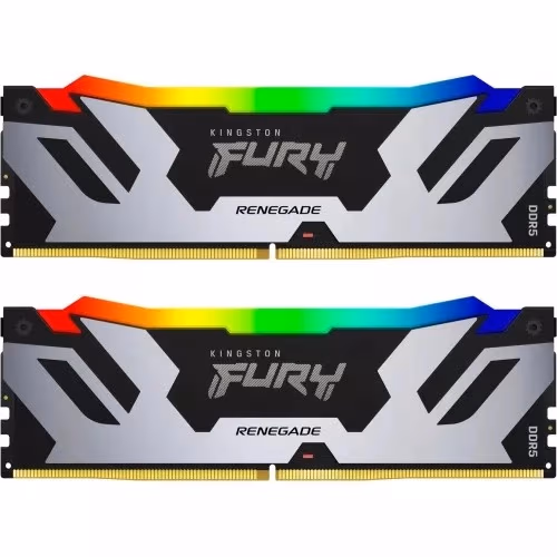 Memorie operativa Kingston FURY Renegade Silver RGB DDR5-6000 96GB (Kit of 2*48GB)