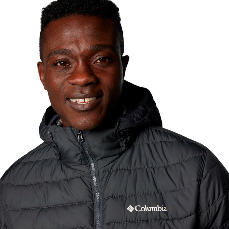 Geacă pt Barbati Columbia Powder Lite II Hooded Jacket XL Gri-nergu photo 5