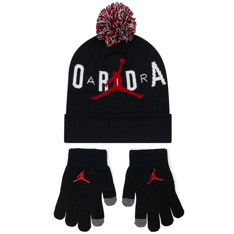Set Caciula + manusi Nike JAN JORDAN HBR POM BEANIE SET photo 1