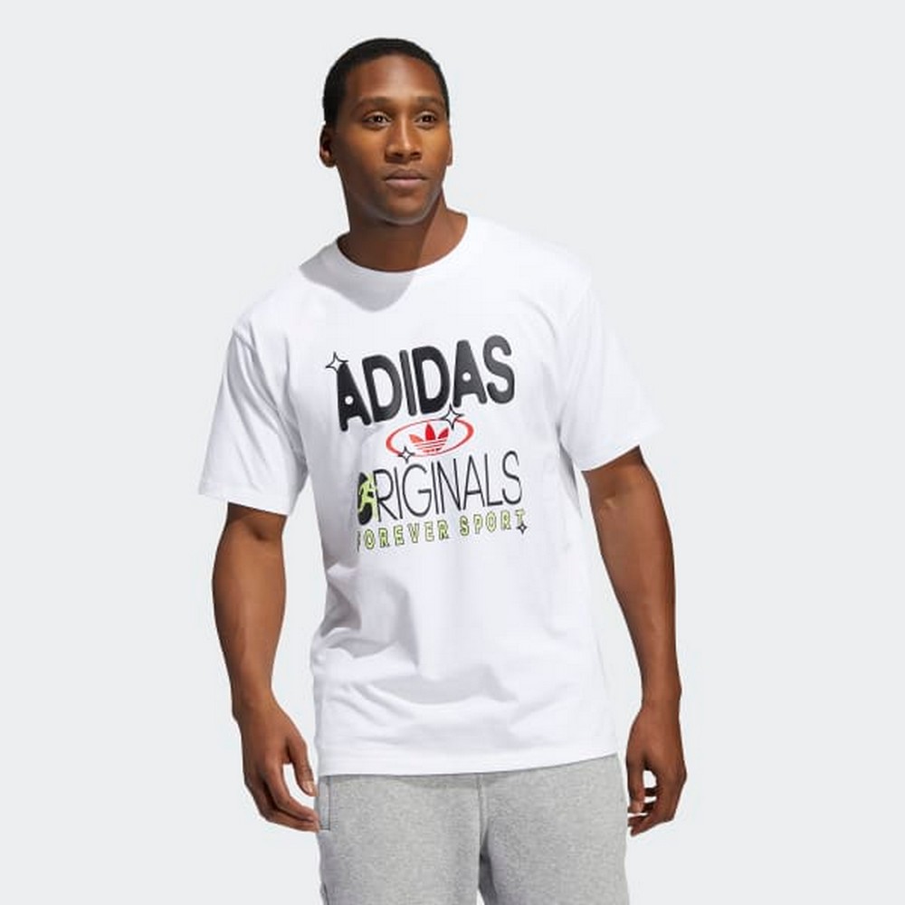 Футболка мужская Adidas OG FOREVER SPOR   S Белый photo 2