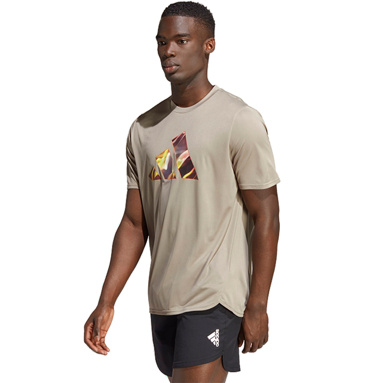Tricou bărbătesc Adidas D4M HIIT GF TEE 2XL Bej photo 2
