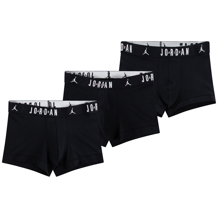 Boxeri Nike JHM MENS FLIGHT COTTON 3PK M Negru Barbati photo 2