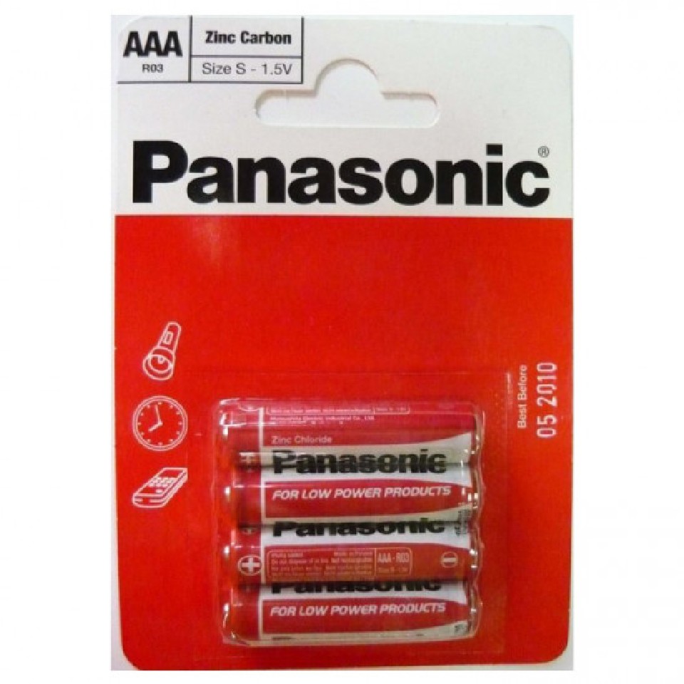 32613 Panasonic Zink Carbon Aaa Set (4) photo 1