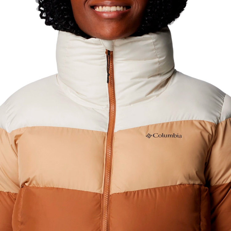 Scurta Columbia Puffect II Colorblock Jacket XS Maro Femei photo 4