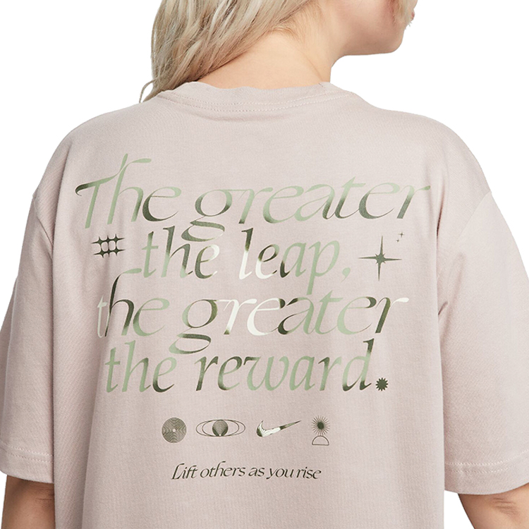 Футболка Nike W NSW TEE OC 3 SS BOXY XL Бежевый Женский photo 4