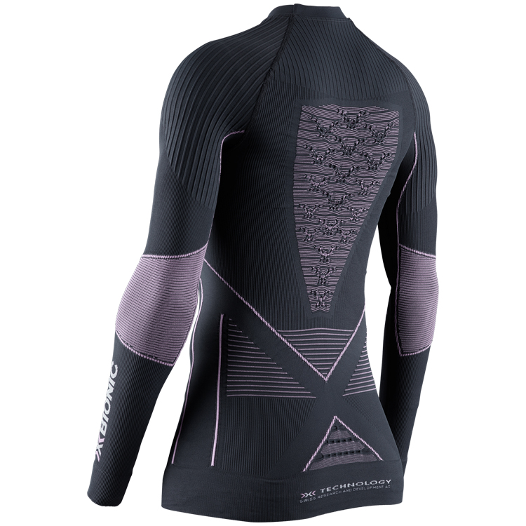 Tricou termica cu maneca lunga X-Bionic ENERGY ACCUMULATOR 4.0 LG SL S Negru-roz Femei photo 3