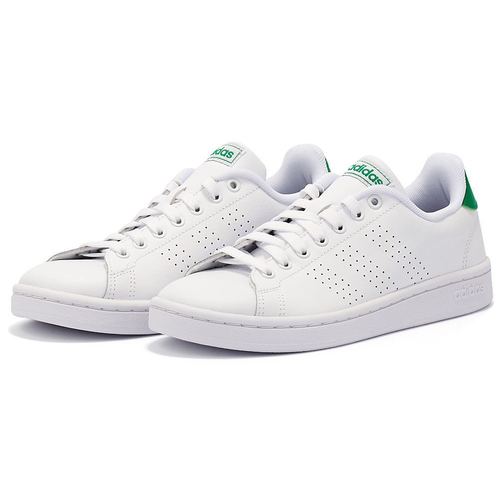 Кроссовки Adidas ADVANTAGE / Мужской / 46.5 / Белый/Зеленый photo 2