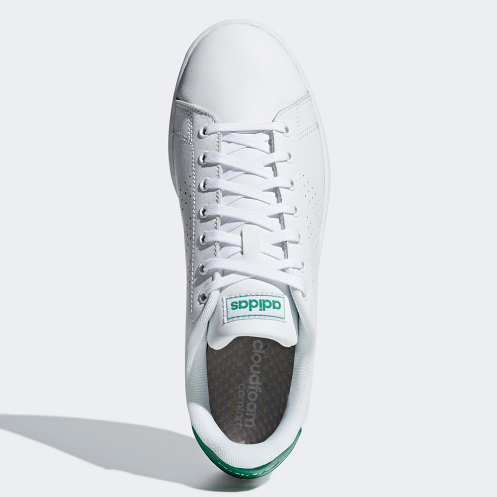 Кроссовки Adidas ADVANTAGE / Мужской / 46.5 / Белый/Зеленый photo 4