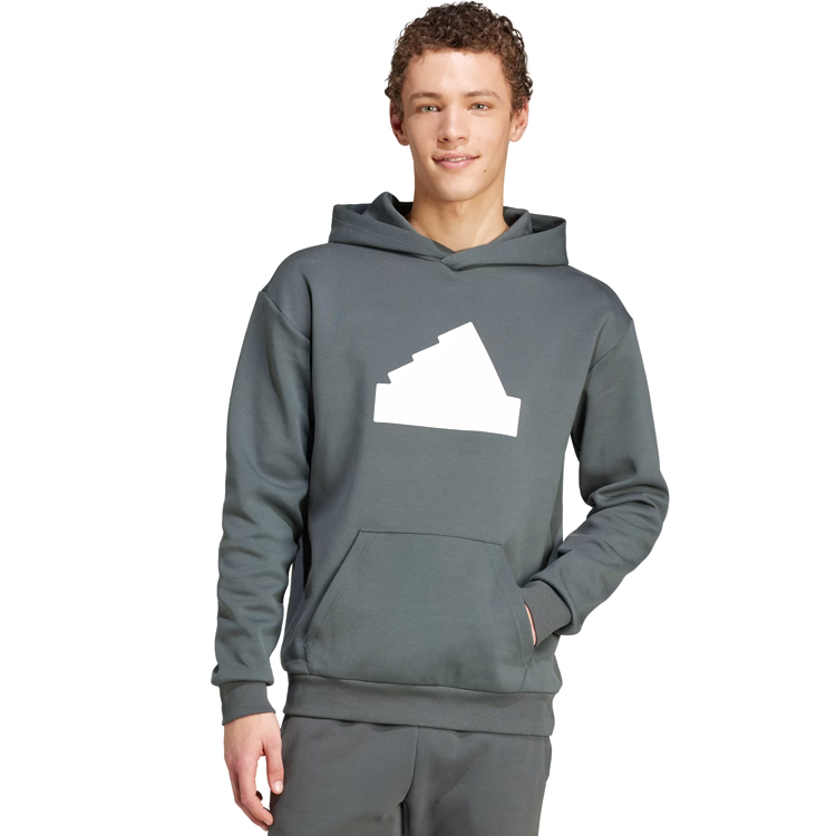 Hanorac pt bărbați Adidas M FI BOS HD ST Verde photo 3