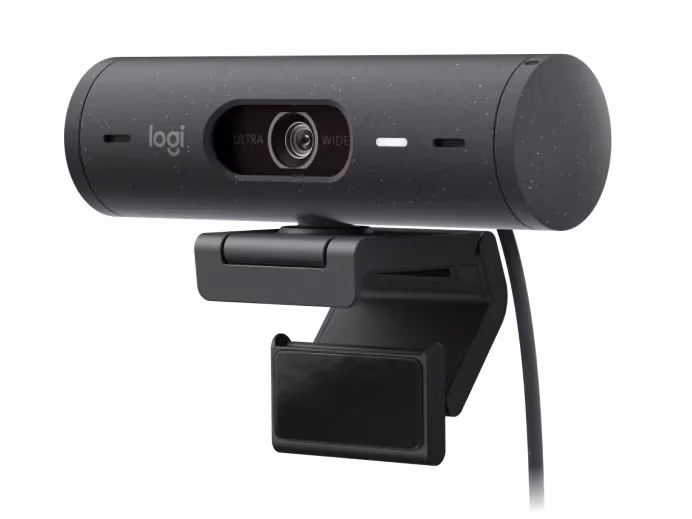 Camera web Logitech Brio 500 / 1080p / auto light correction / 4MP / stereo mic / USB-C / Graphite 
