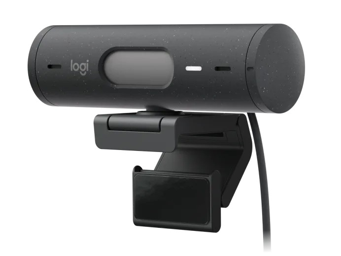 Camera web Logitech Brio 500 / 1080p / auto light correction / 4MP / stereo mic / USB-C / Graphite photo 2