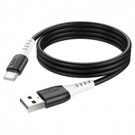 Cablu USB la USB-C HOCO  X82 / 1m / Silicone / up to 3A / Black thumbnav 2