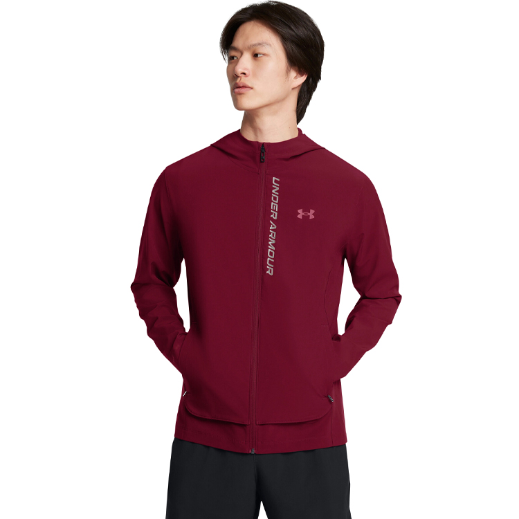 Мужская Ветровка Under Armour UA OutRun the STORM Jacket XL Бордовый photo 5