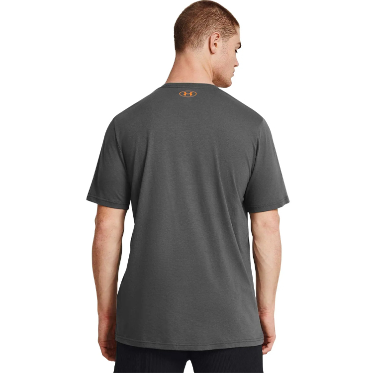 Tricou bărbătesc Under Armour UA BIG LOGO FILL SS L Gri photo 2