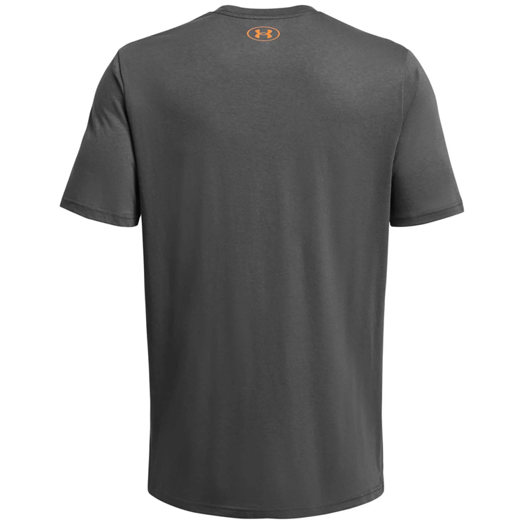 Tricou bărbătesc Under Armour UA BIG LOGO FILL SS L Gri photo 4