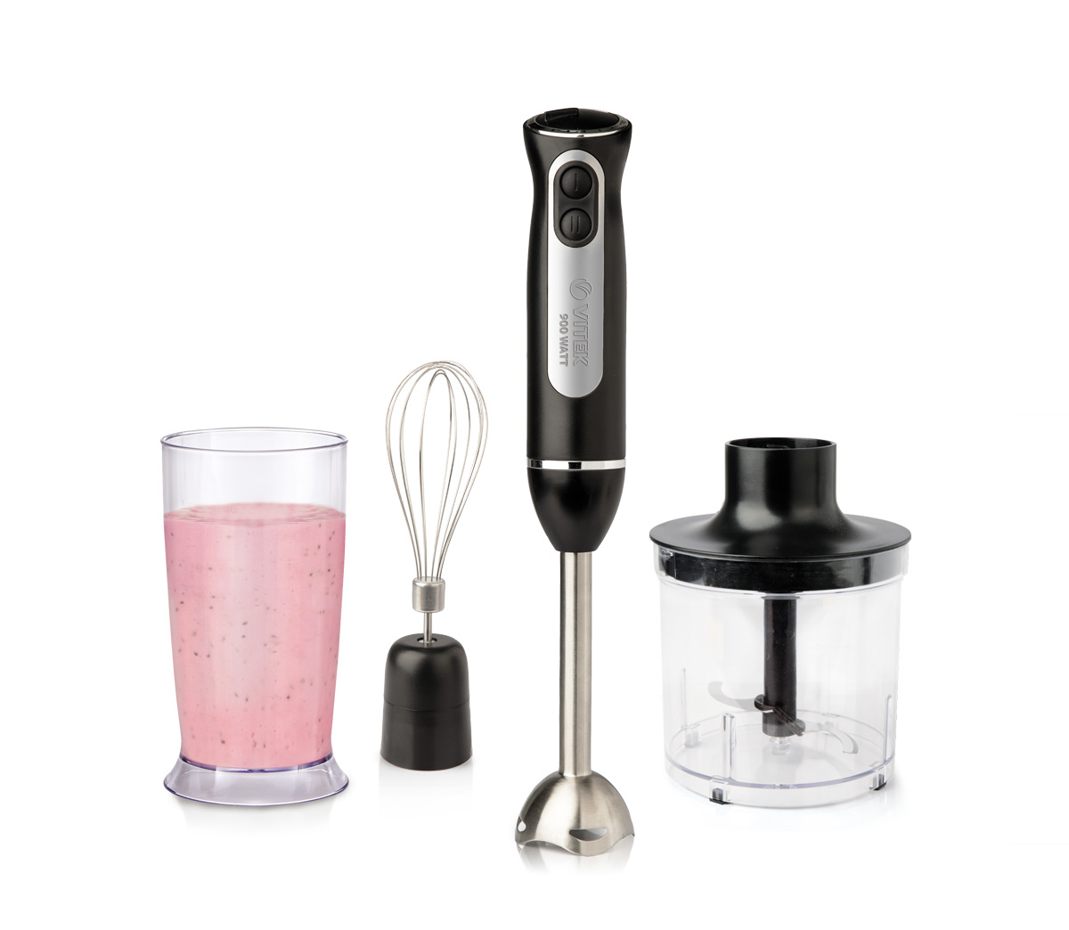 Блендер Погружной Vitek VT-8525 Черный / 8 скоростей / 700 мл photo 1 Блендер Погружной Vitek VT-8525 Черный / 8 скоростей / 700 мл photo 1