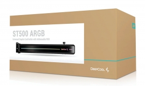 DEEPCOOL "ST500 ARGB", A-RGB adjustable Stand, 305.5*94*38mm, 500mm 5v 3 pin ARGB splitter connector, colorful and reliable Graphics Card Holder, 3-Axis Adjustability, Dual-Slot bracket, 269g thumbnav 2