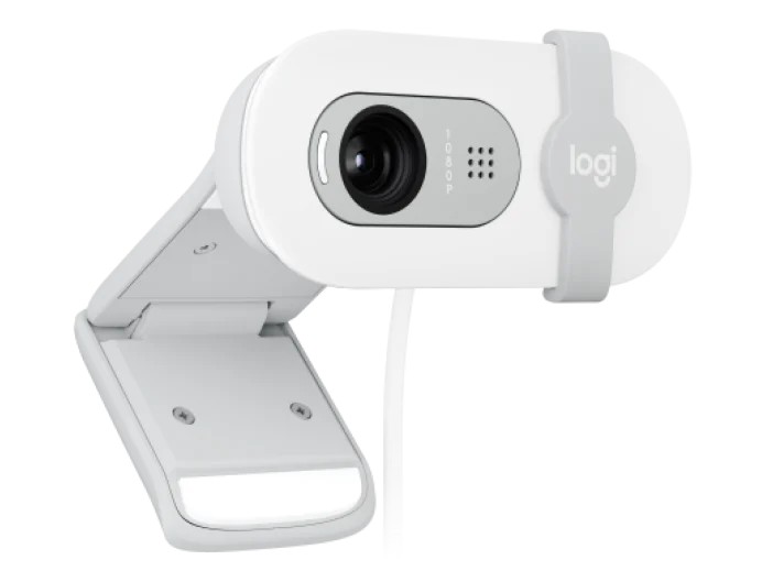 Camera web Logitech Brio 100 / 1080p/30fps / privacy shutter / mic / USB-A / Off-White photo 3