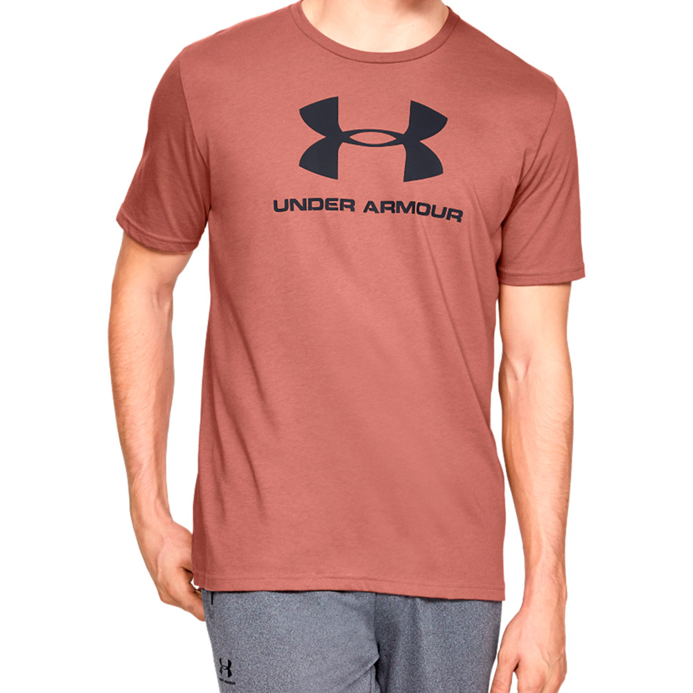 Tricou bărbătesc Under Armour SPORTSTYLE LOGO SS L Maro photo 3