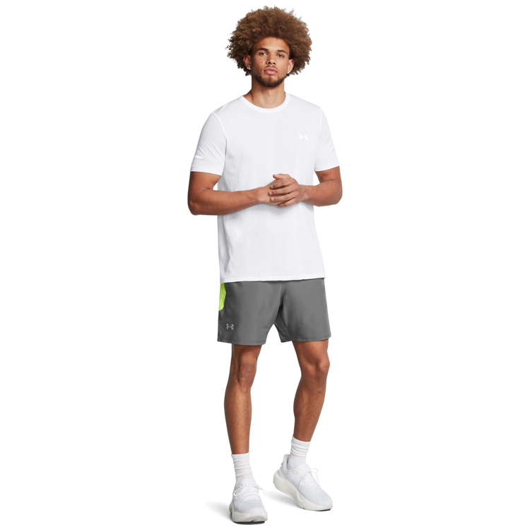 Шорты мужские Under Armour UA LAUNCH PRO 2n1 7 SHORTS L Серый photo 2