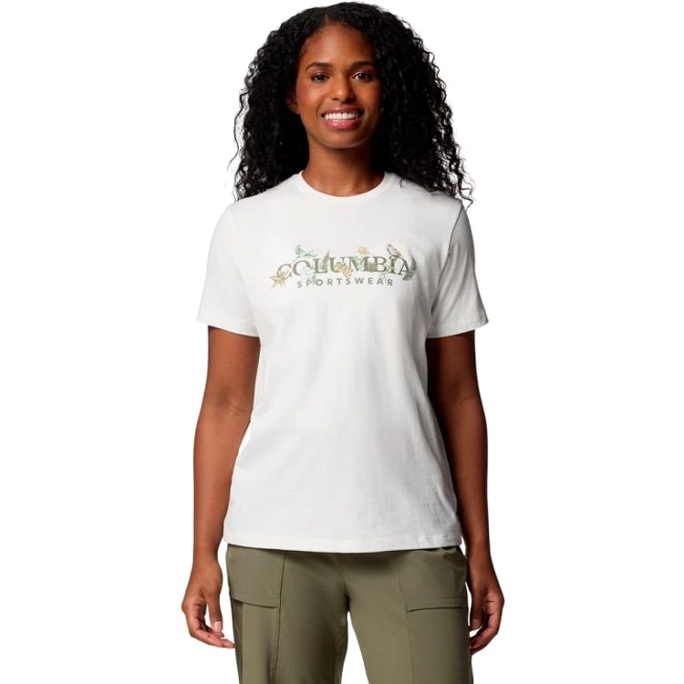 Tricou Columbia Boundless Beauty Logo SS Tee XS Alb Femei photo 1 Tricou Columbia Boundless Beauty Logo SS Tee XS Alb Femei photo 1