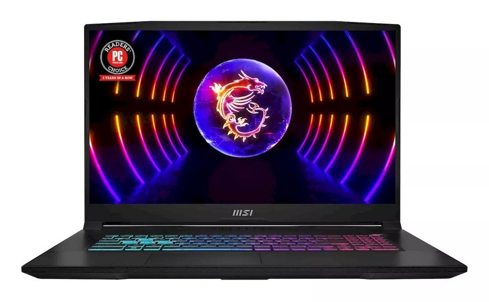 Laptop MSI Gaming Katana 9S7-17L541-826 17.3” / 16 GB / 1024 GB / Core i7 / RTX 4070 / Negru photo 1 Laptop MSI Gaming Katana 9S7-17L541-826 17.3” / 16 GB / 1024 GB / Core i7 / RTX 4070 / Negru photo 1
