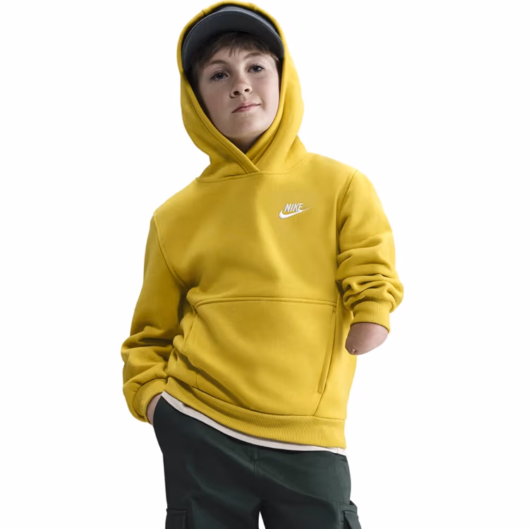 Толстовка Nike K NSW CLUB FLC HDY LBR