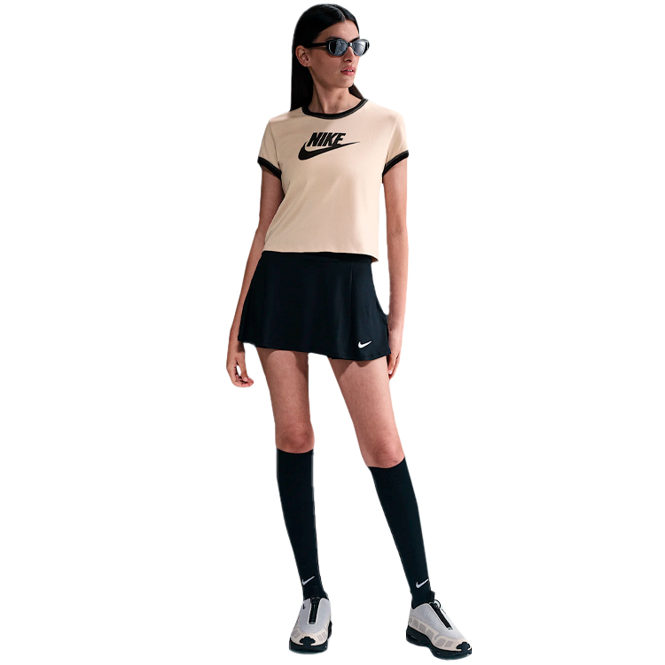 Tricou Nike W NSW SS RINGER TEE VNTG RUN XS Bej Femei photo 3