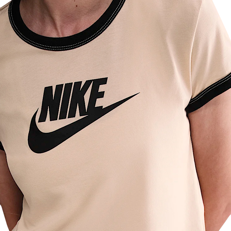 Tricou Nike W NSW SS RINGER TEE VNTG RUN XS Bej Femei photo 5