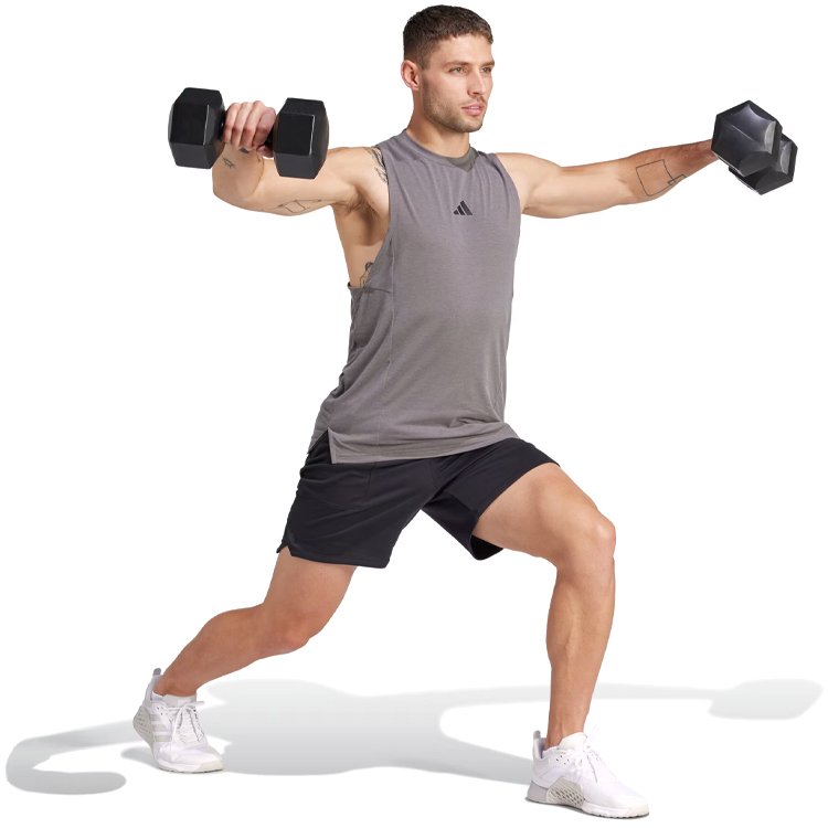Майка для мужчин Adidas D4T TANK XS Коричневый photo 2