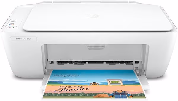 MFD HP DeskJet 2320, White, A4, 7.5/5.5 ppm, 4800x1200 dpi, scan 1200 x 1200,  Icon LCD display, up to 1000 pages, USB 2.0 Hi-Speed, , HP Smart; Apple AirPrint™; Mopria, (3YM61AE HP 305/3YM60AE: HP 305/XL cartridges)