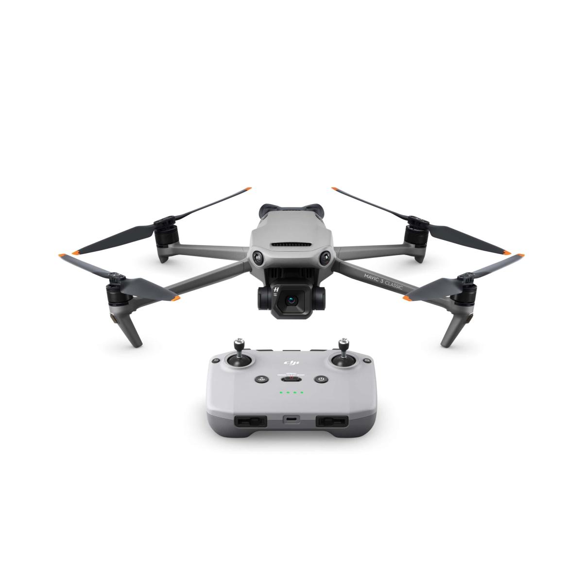 (948427) DJI Mavic 3 Classic (DJI RC-N1) - Portable Drone, RC, 20MP, 5.1K 50fps / FHD 200fps, 4/3" CMOS Hasselblad camera with gimbal, f/2.8 – f/11, max. 6000m height / 30km flight distance / 68.4 kmph speed, flight time 46min, Battery 3850 mAh, 895g photo 1